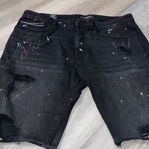 Black Denim short